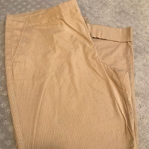 Old Navy Pin Striped Tan Pants